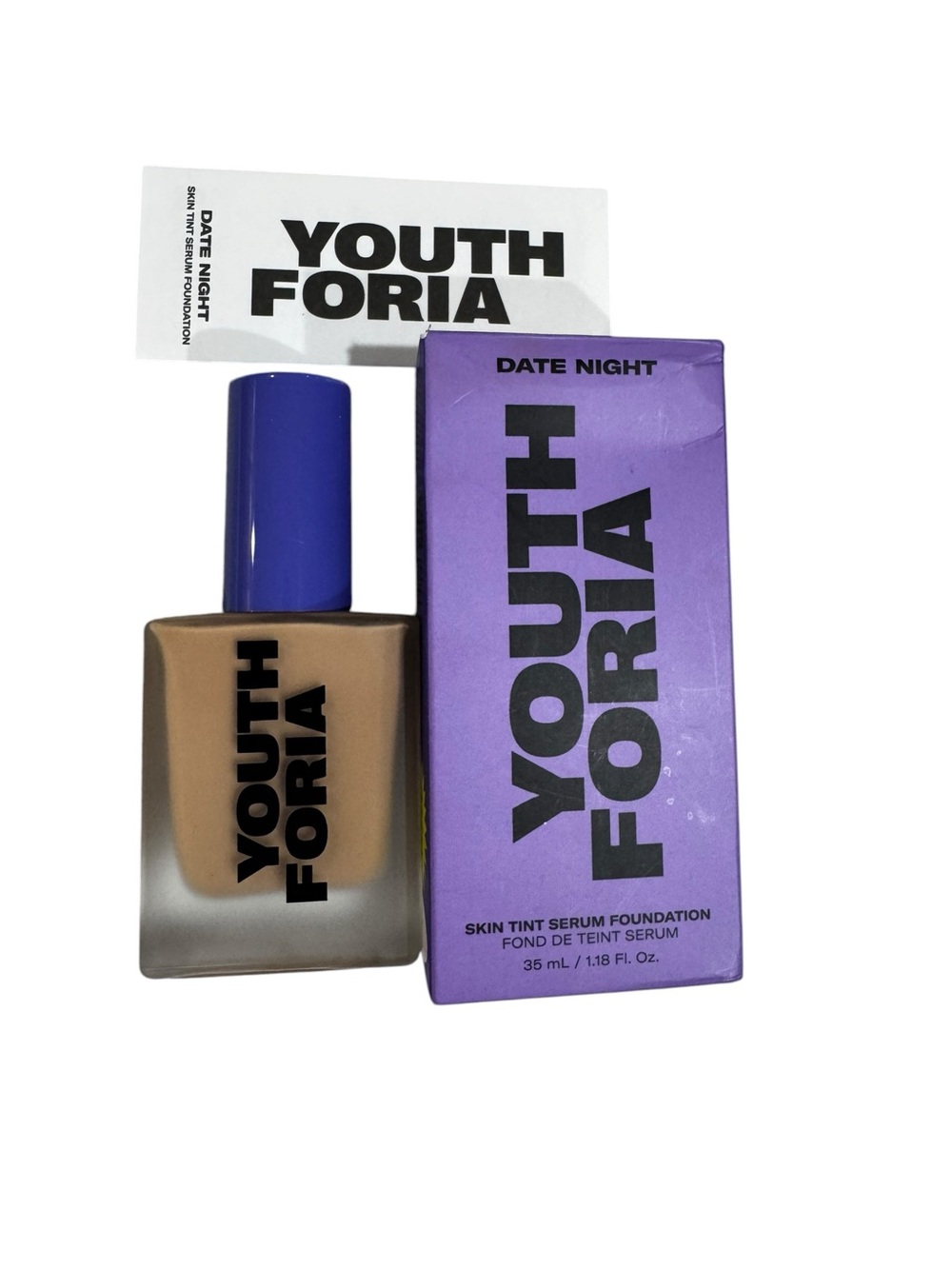 Youthforia Date Night Skin Tint Serum Foundation 330 NIB